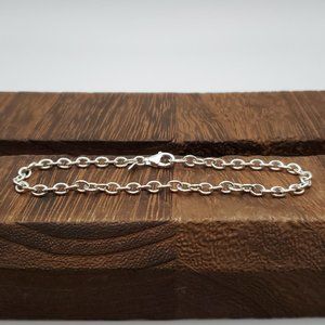 8 Inch 925 Sterling Silver Cool Unisex Chain Bracelet